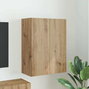 vidaXL TV-wandkast Artisan Eiken 59,5 x 31 x 80 cm Bewerkt hout