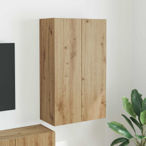 vidaXL TV-wandkast Artisan Eiken 59,5 x 31 x 100 cm Bewerkt hout