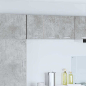 vidaXL Hangkast 2 pcs Beton Grijs en Wit 30 x 31 x 40 cm Bewerkt hout
