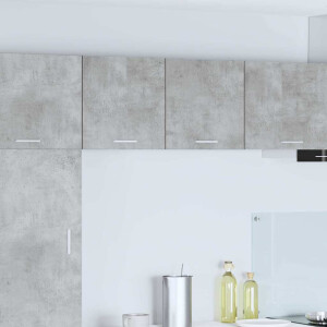vidaXL Hangkast Beton Grijs en Wit 40 x 31 x 40 cm Bewerkt hout
