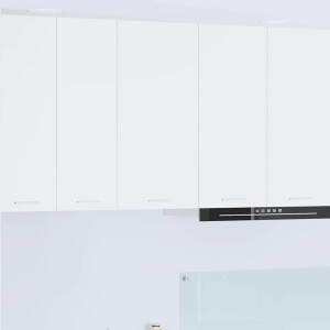 vidaXL Hangkast met plank Riga Wit 40 x 31 x 80 cm Bewerkt hout