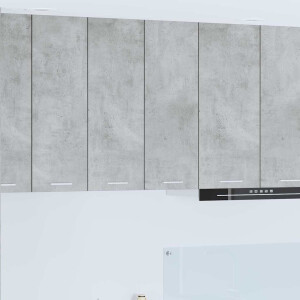 vidaXL Hangkast met opslag Beton Grijs 60 x 31 x 80 cm Bewerkt hout