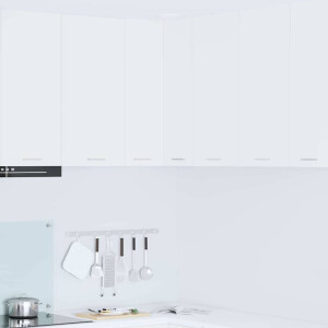 vidaXL Hangkast met plank Riga Wit 57 x 57 x 80 cm Bewerkt hout