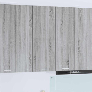 vidaXL Hangkast Riga Grijs Sonoma 40 x 31 x 100 cm Bewerkt hout