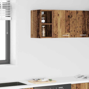 vidaXL Hangkast met opslag Oudhout 20 x 29,5 x 40 cm Bewerkt hout