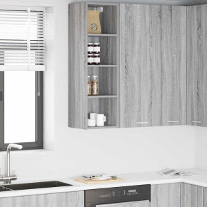 vidaXL Hangkast Grijs Sonoma 30 x 29,5 x 100 cm Bewerkt hout