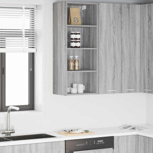 vidaXL Hangkast Grijs Sonoma 40 x 29,5 x 100 cm Bewerkt hout