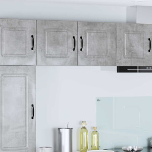 vidaXL Vaatwasserpaneel Kalmar Beton Grijs 40 x 31 x 40 cm