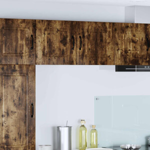 vidaXL Vaatwasserpaneel Kalmar 2 pcs Gerookt eiken 40 x 31 x 40 cm