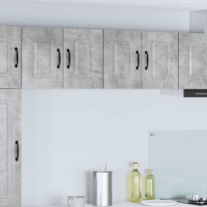 vidaXL Vaatwasserpaneel Kalmar 2 pcs Beton Grijs 60 x 31 x 40 cm