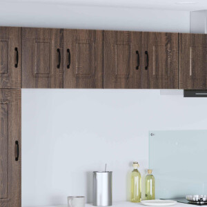 vidaXL Vaatwasserpaneel Kalmar 2 pcs Bruin Eiken 60 x 31 x 40 cm