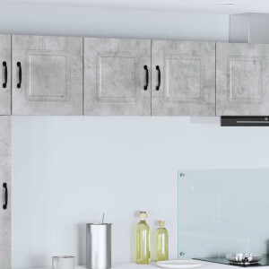 vidaXL Vaatwasserpaneel Kalmar Beton Grijs 80 x 31 x 40 cm