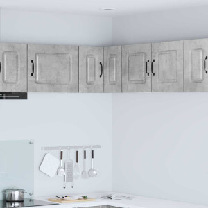 vidaXL Vaatwasserpaneel Kalmar Beton Grijs 57 x 57 x 40 cm