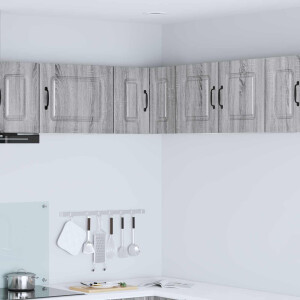 vidaXL Keukenkast Kalmar Grijs Sonoma 57 x 57 x 40 cm Bewerkt hout