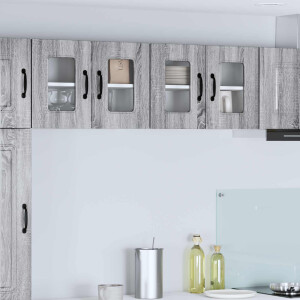 vidaXL Keukenkast Kalmar Grijs Sonoma 60 x 31 x 40 cm Bewerkt hout