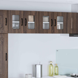 vidaXL Vaatwasserpaneel Kalmar 2 pcs Bruin Eiken 60 x 31 x 40 cm