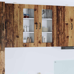 vidaXL Vaatwasserpaneel Kalmar Oudhout 40 x 31 x 80 cm Bewerkt hout