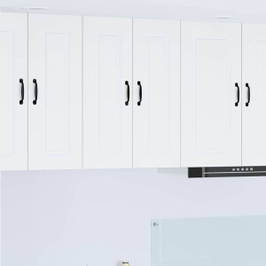 vidaXL Vaatwasserpaneel Kalmar Wit 30 x 31 x 80 cm Bewerkt hout