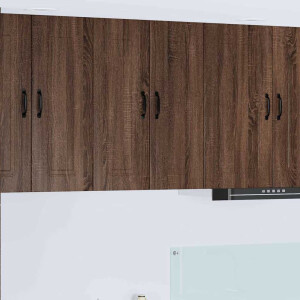 vidaXL Vaatwasserpaneel Kalmar Bruin Eiken 30 x 31 x 80 cm