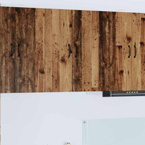 vidaXL Vaatwasserpaneel Kalmar Oudhout 30 x 31 x 80 cm Bewerkt hout