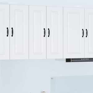 vidaXL Vaatwasserpaneel Kalmar Wit 60 x 31 x 80 cm Bewerkt hout