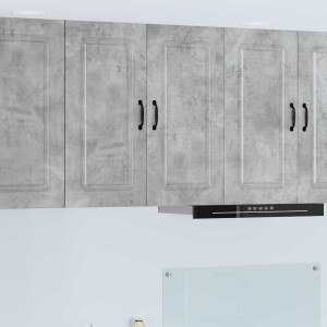 vidaXL Vaatwasserpaneel Kalmar Beton Grijs 80 x 31 x 80 cm
