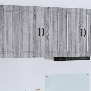 vidaXL Keukenkast Kalmar Grijs Sonoma 80 x 31 x 80 cm Bewerkt hout