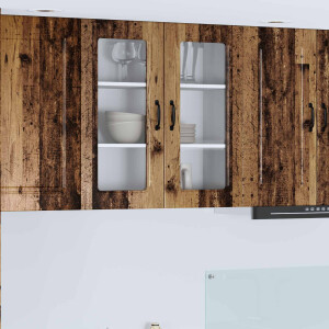 vidaXL Vaatwasserpaneel Kalmar Oudhout 80 x 31 x 80 cm Bewerkt hout