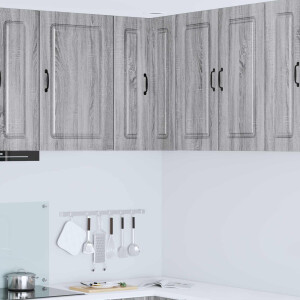 vidaXL Keukenkast Kalmar Grijs Sonoma 57 x 57 x 80 cm Bewerkt hout