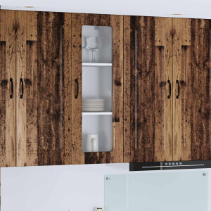 vidaXL Vaatwasserpaneel Kalmar Oudhout 40 x 31 x 100 cm Bewerkt hout