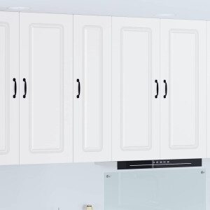 vidaXL Vaatwasserpaneel Kalmar Wit 30 x 31 x 100 cm Bewerkt hout