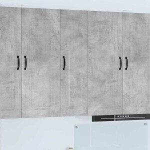 vidaXL Keukenkast aan de muur met plank Beton Grijs 30 x 31 x 100 cm