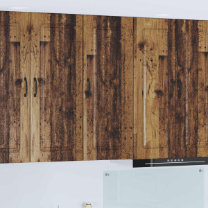vidaXL Vaatwasserpaneel Kalmar Oudhout 40 x 31 x 100 cm Bewerkt hout