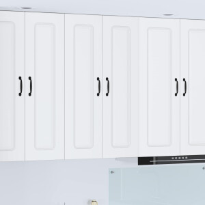 vidaXL Vaatwasserpaneel Kalmar Wit 60 x 31 x 100 cm Bewerkt hout