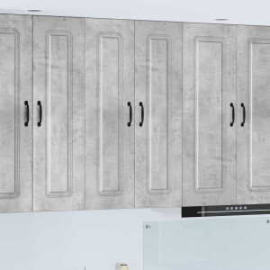 vidaXL Vaatwasserpaneel Kalmar Beton Grijs 60 x 31 x 100 cm