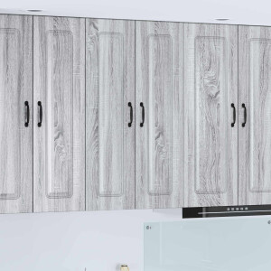vidaXL Keukenkast Kalmar Grijs Sonoma 60 x 31 x 100 cm Bewerkt hout