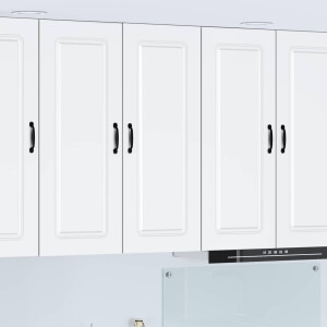 vidaXL Vaatwasserpaneel Kalmar Wit 80 x 31 x 100 cm Bewerkt hout