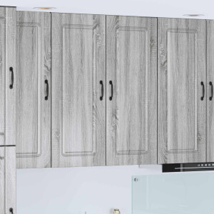 vidaXL Keukenkast Kalmar Grijs Sonoma 80 x 31 x 100 cm Bewerkt hout