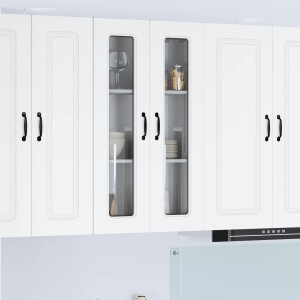 vidaXL Vaatwasserpaneel Kalmar Wit 60 x 31 x 100 cm Bewerkt hout