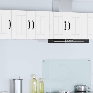 vidaXL Wandkast LUCCA Wit 30 x 31 x 40 cm Bewerkt hout
