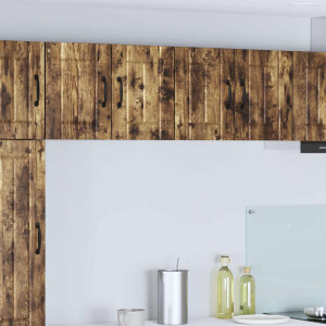 vidaXL Wandkast LUCCA Gerookt eiken 60 x 31 x 40 cm Bewerkt hout