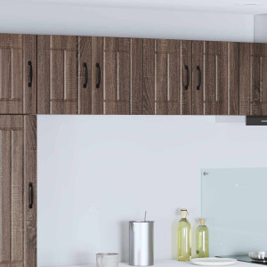 vidaXL Wandkast LUCCA Bruin eiken 60 x 31 x 40 cm Bewerkt hout