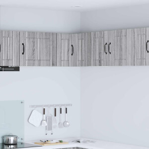 vidaXL Keukenkast Grijs Sonoma 57 x 57 x 40 cm Bewerkt hout