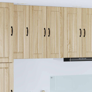 vidaXL Wandkast LUCCA Sonoma Eiken 30 x 31 x 80 cm Bewerkt hout
