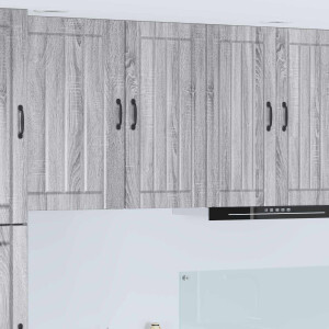 vidaXL Keukenkast Grijs Sonoma 40 x 31 x 80 cm Bewerkt hout