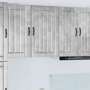 vidaXL Wandkast LUCCA Betongrijs 50 x 31 x 80 cm Bewerkt hout