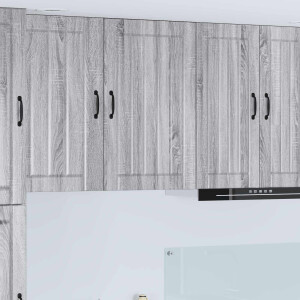 vidaXL Keukenkast Grijs Sonoma 50 x 31 x 80 cm Bewerkt hout
