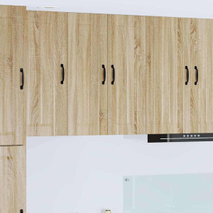 vidaXL Keukenkast Sonoma Eiken 60 x 31 x 80 cm Bewerkt hout