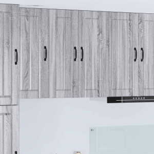 vidaXL Keukenkast Grijs Sonoma 60 x 31 x 80 cm Bewerkt hout