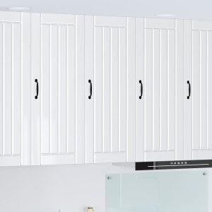 vidaXL Keukenkast Hoogglans wit 40 x 31 x 100 cm Bewerkt hout